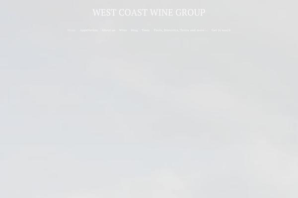 Chardonnay theme site design template sample