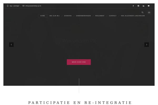 Ronneby_child theme site design template sample