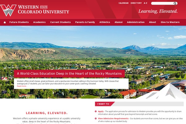 western.edu site used Wcu