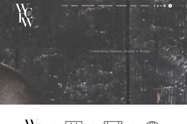 Porcelain theme site design template sample