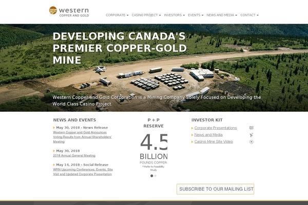 Wcg theme site design template sample