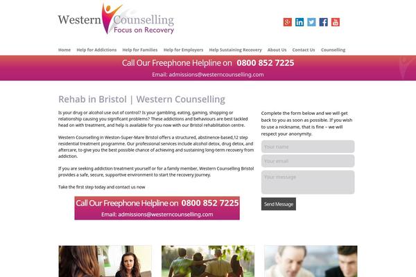 Western theme site design template sample
