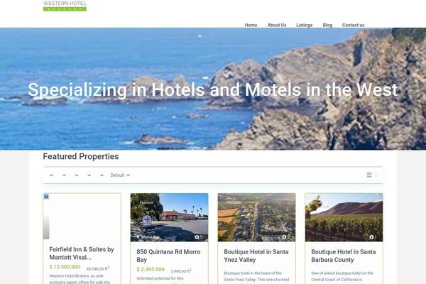 WP Residence theme site design template sample