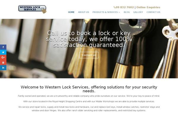 westernlock.co.nz site used Salient-child-theme