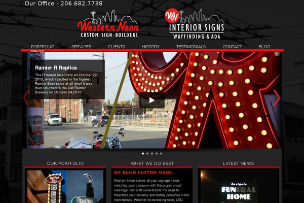 westernneon.com site used Neon