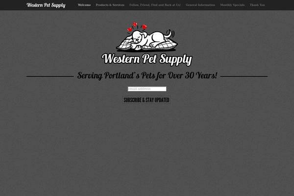 Mercurial theme site design template sample