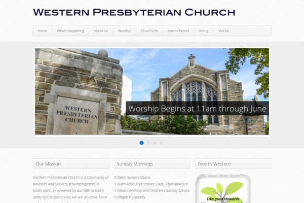 Trinity theme site design template sample