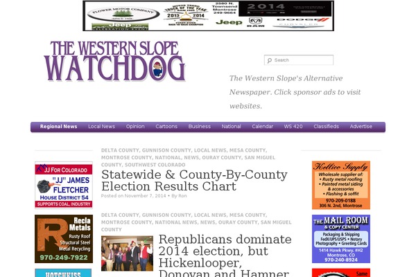 westernslopewatchdog.com site used Albatross