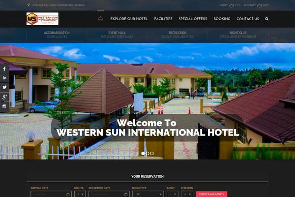 Site using Awebooking plugin