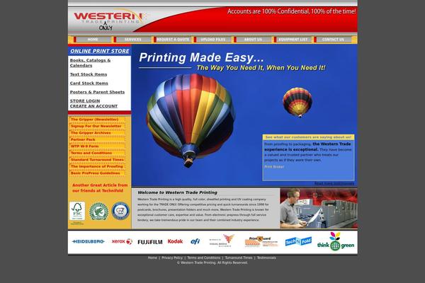 westerntradeprinting.com site used Wtp