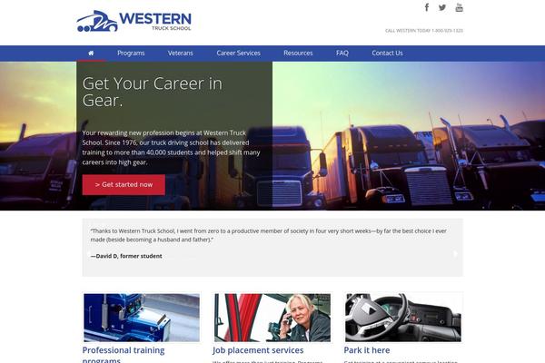Western theme site design template sample