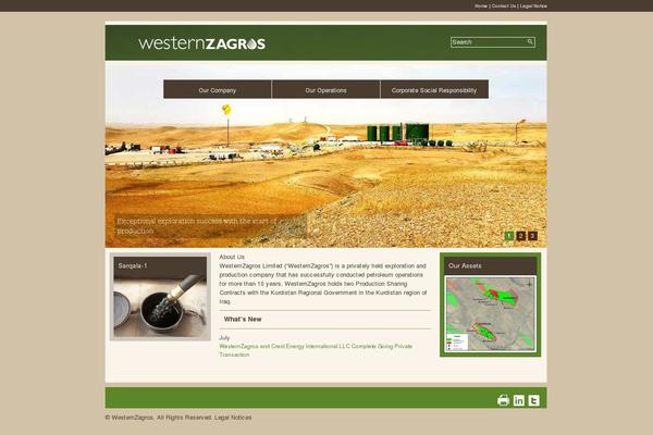 Site using JQuery Mega Menu Widget plugin