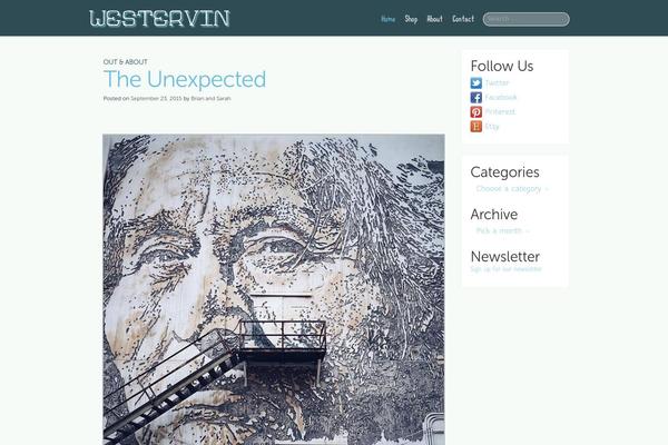Ozark theme site design template sample