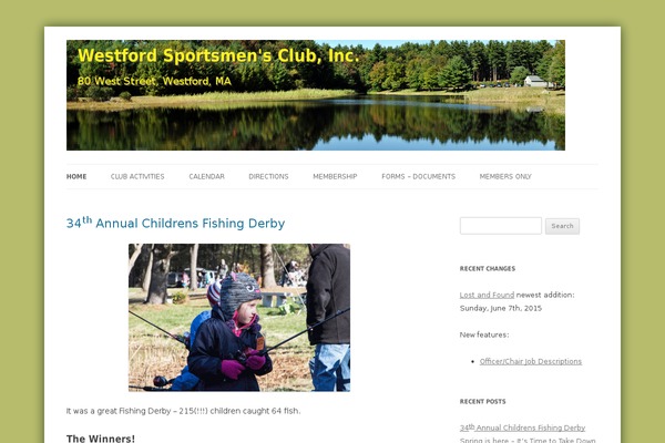 Twentytwelve-child theme site design template sample