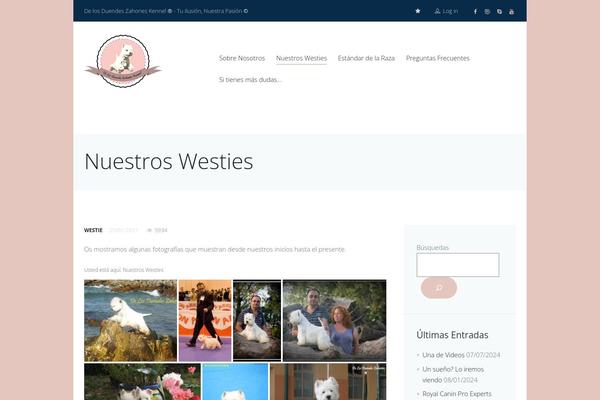 westhighlandterrier.es site used Dog-breeder-pro
