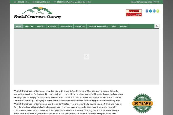 Grandeur theme site design template sample