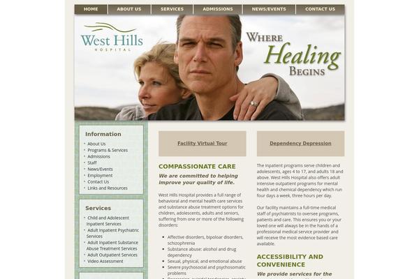 westhillshospital.net site used Westhills