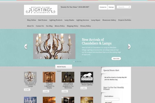 Boutique theme site design template sample