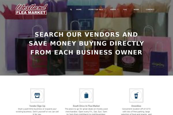 Marketify theme site design template sample