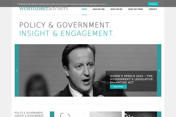 Westminster theme site design template sample