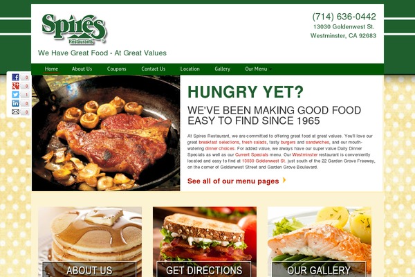 Frontend theme site design template sample