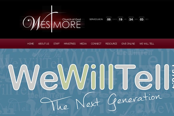 Churchope theme site design template sample