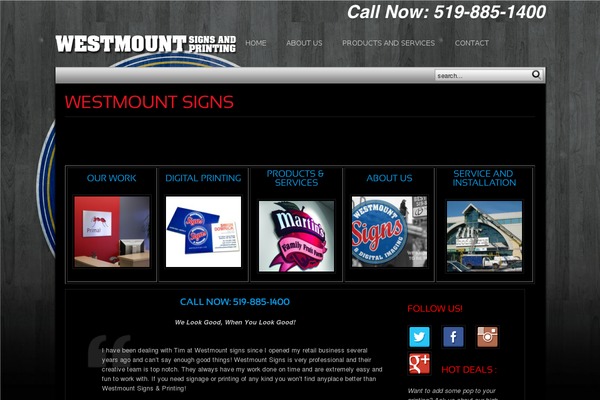 westmountsigns.com site used Westmountsigns