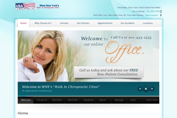 westnewyorkchiropractor.com site used Medica Parent