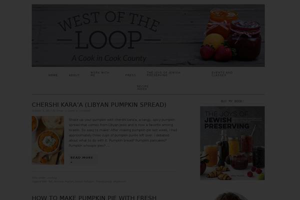 Foodie Pro theme site design template sample