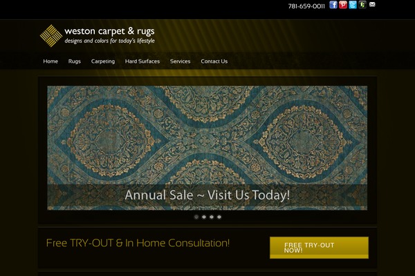 Modular theme site design template sample