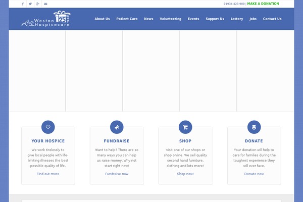westonhospicecaregroup.org.uk site used Whc