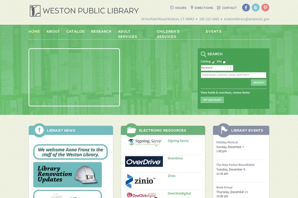 Oxygen theme site design template sample