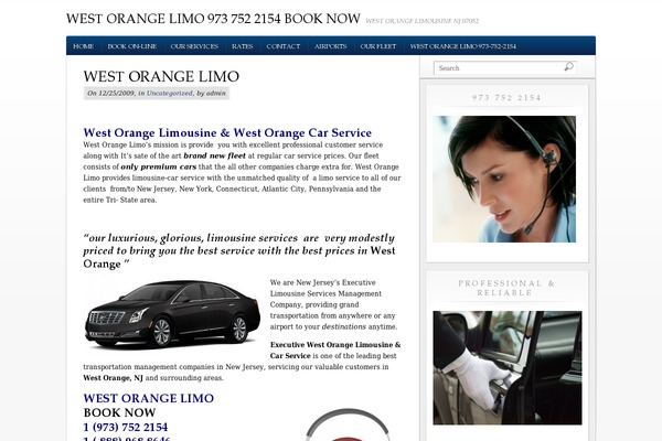 WhiteHouse theme site design template sample