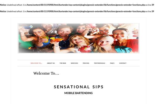Site using Genesis-extender plugin