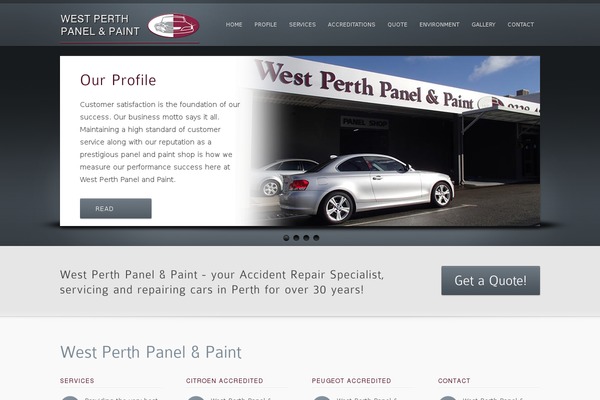 inFocus theme site design template sample