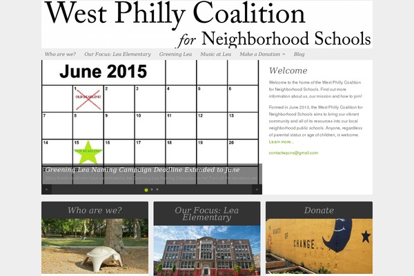 NonProfit theme site design template sample