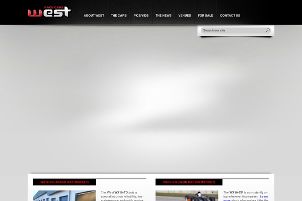 West theme site design template sample