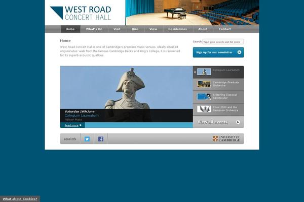 Site using Cookiecuttr plugin