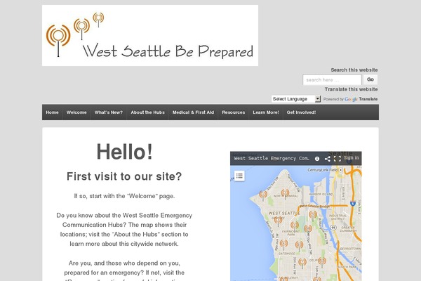 Site using Earthquakemonitor Widget plugin