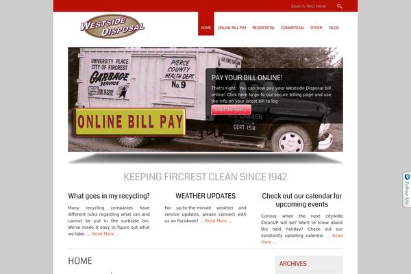 Site using Quick Contact Box plugin