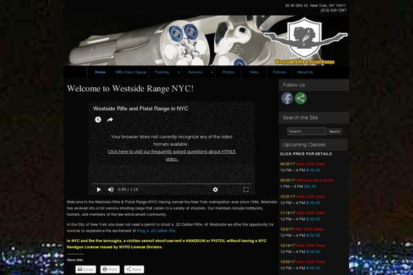 raindrops theme site design template sample