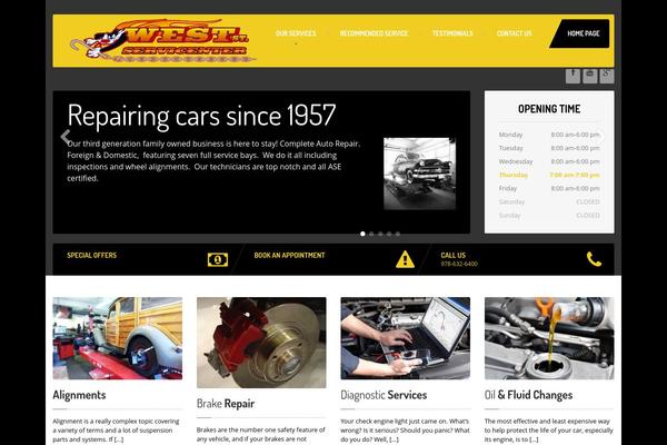 CarPress theme site design template sample