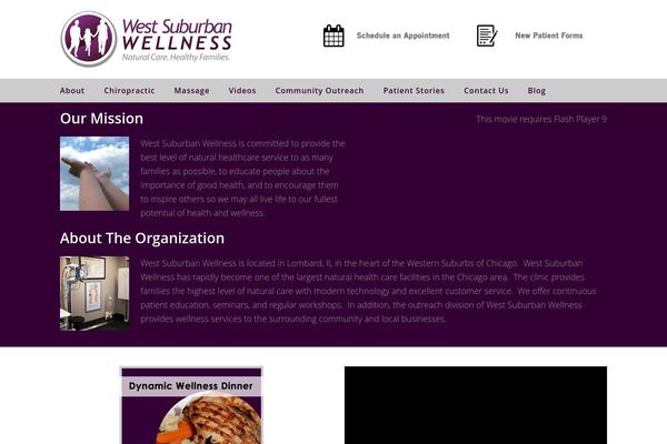 westsuburbanwellness.com site used Wsw-divi-child-theme