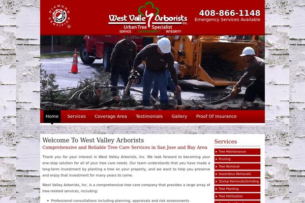 West theme site design template sample