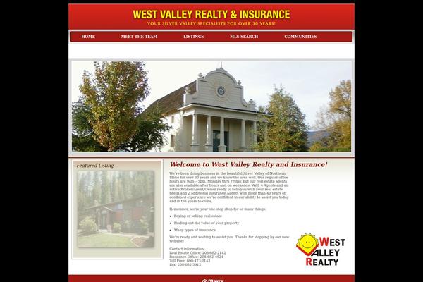 westvalleyrealty.com site used Honeycomb_red-black_real-estate