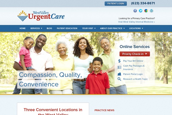 urgentcare WordPress theme, websites list used urgentcare theme urgentcare theme websites examples