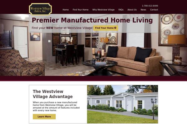 Home theme site design template sample