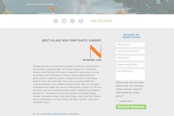 Paeon theme site design template sample