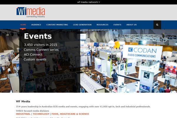 Bizspeak theme site design template sample