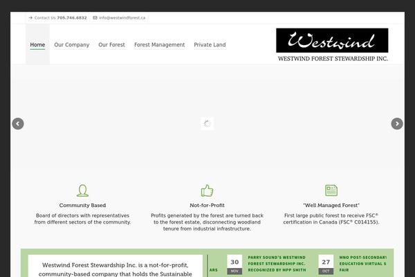 Highend theme site design template sample